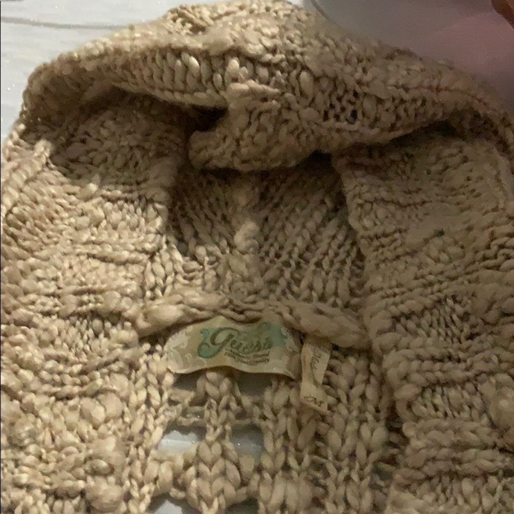 Guess cropped hoodie sweater